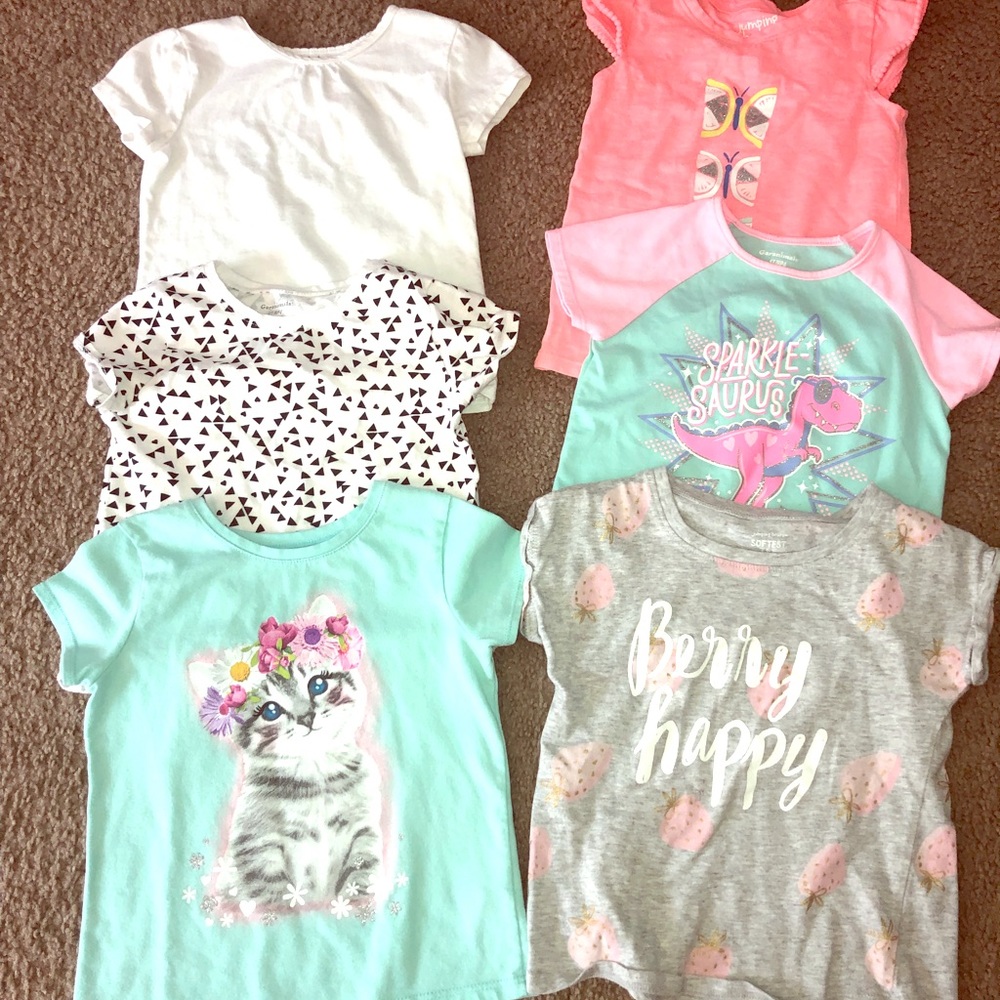 4t girl summer tees bundle